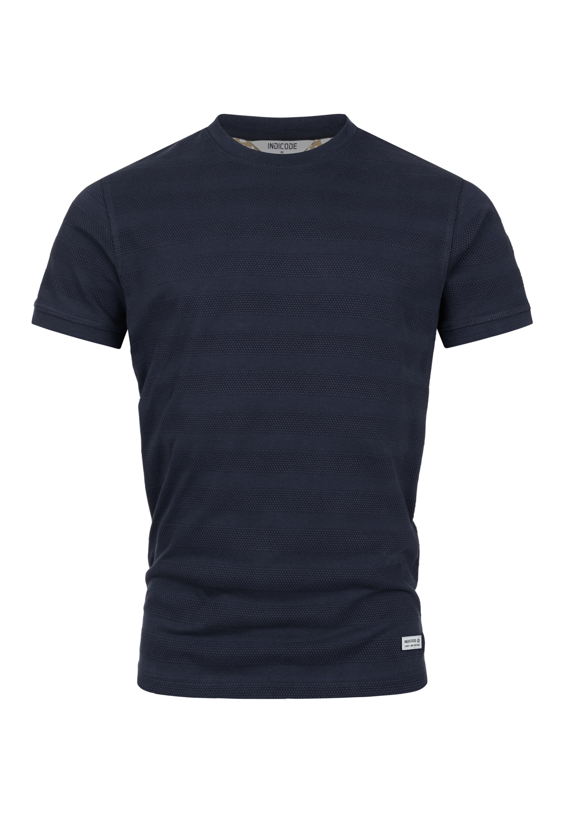 INDICODE JEANS Shirt ' INKile ' in Blauw: voorkant
