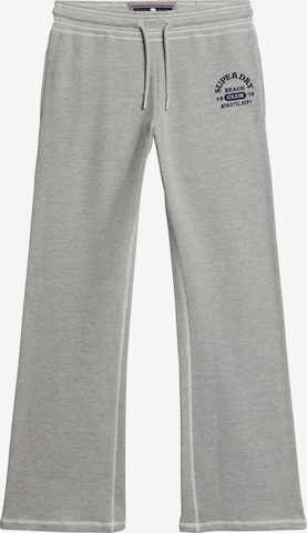 Pantalon 'Athletic Essentials' Superdry en gris : devant