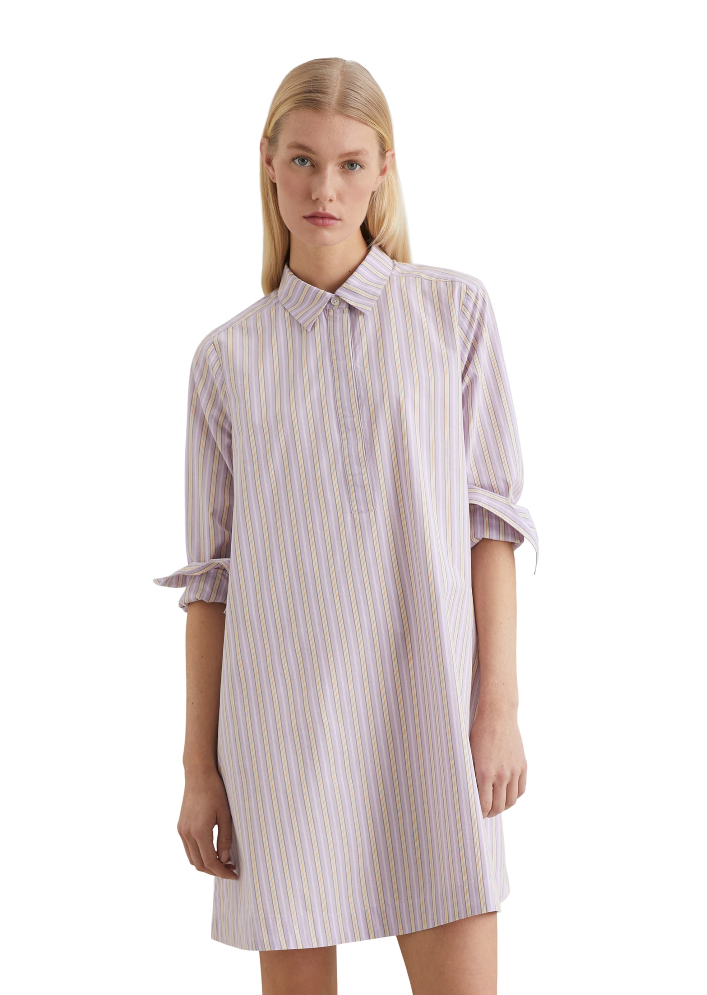 Marc O'Polo DENIM Sukienka koszulowa w kolorze fioletowy: przód