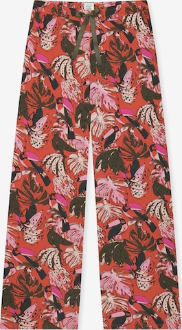 SCHIESSER - Pantalón de pijama ' Mix Relax ' en naranja: frente