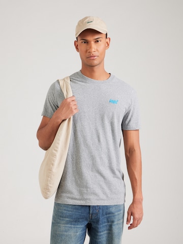 Superdry Tričko 'Essential' – šedá: přední strana