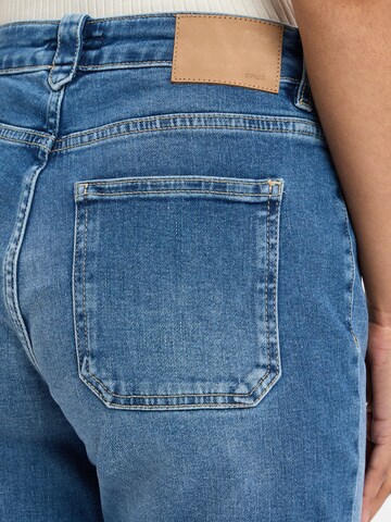 OPUS Loose fit Pants ' Ebbi Long Flared ' in Blue