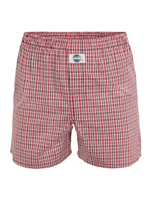 D.E.A.L International Boxershorts in rot / schwarz / weiß