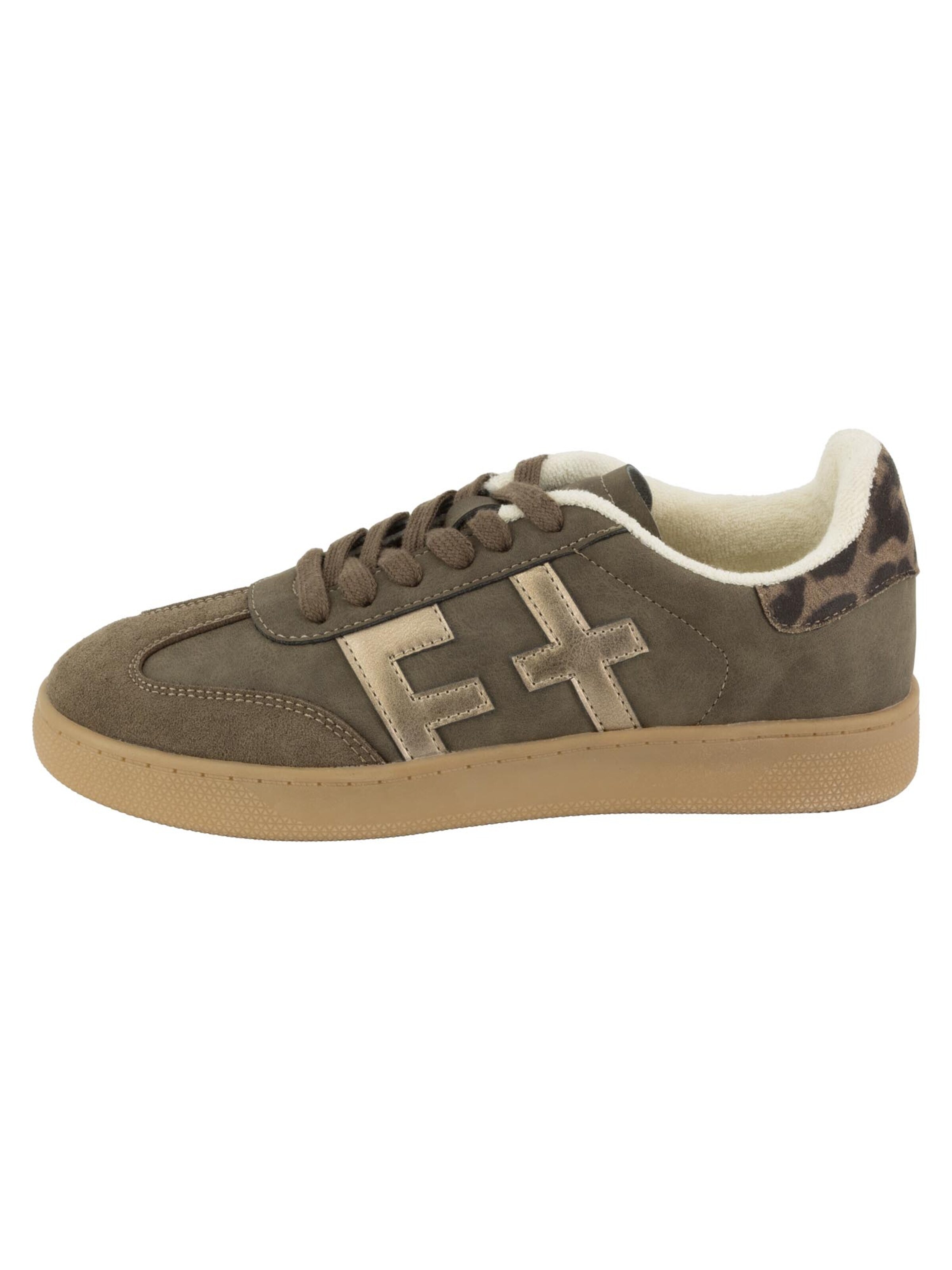 Piece Of Mind Sneakers 'Basic' in Brown: front