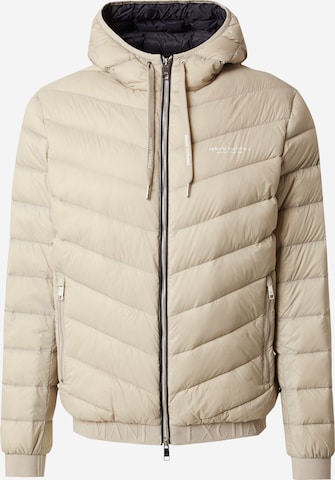 ARMANI EXCHANGE Zimní bunda – stříbrná: přední strana