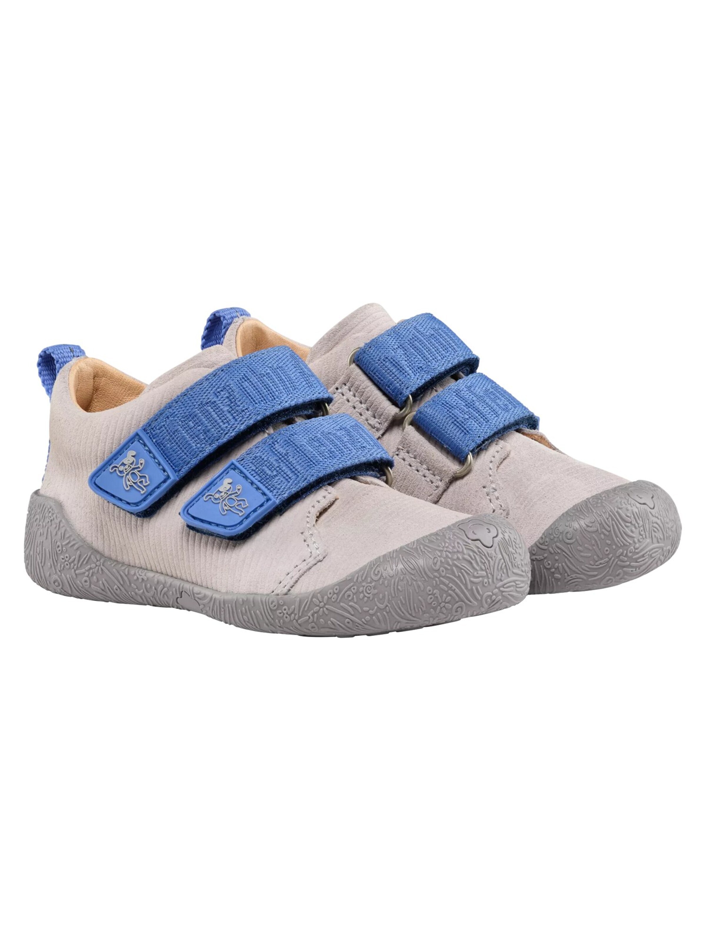 Affenzahn First-Step Shoes 'Lauflernschuh Leder Walky' in Grey