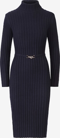 APART Knitted dress in Blue: front