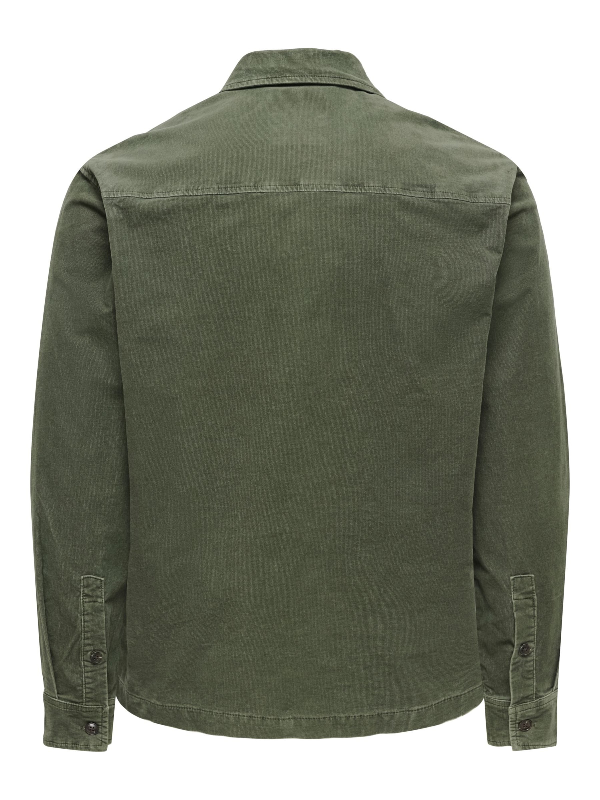 Regular fit Camicia 'ONSEwell' di Only & Sons in verde