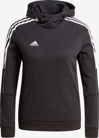 ADIDAS PERFORMANCE Athletic Sweatshirt 'Tiro 21 Sweat' in Black: front