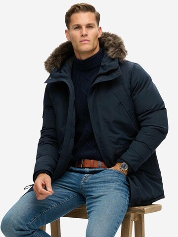 Superdry Winterparka in Blauw
