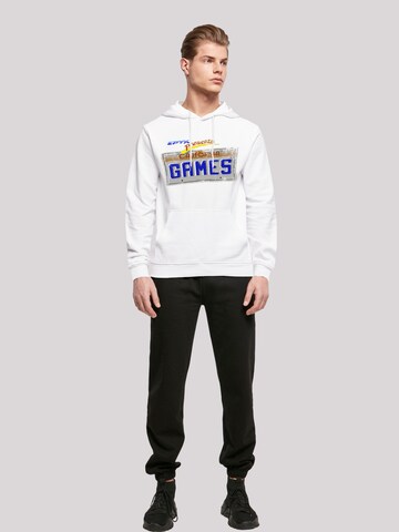 F4NT4STIC Sweatshirt 'California Games Plate' in White