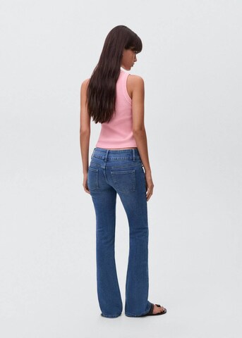 MANGO TEEN Flared Jeans 'Rectopo' in Blue