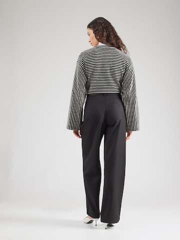 ABOUT YOU Широка кройка Панталон с набор 'Elisabeth' в черно