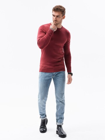 Pull-over Ombre en rouge