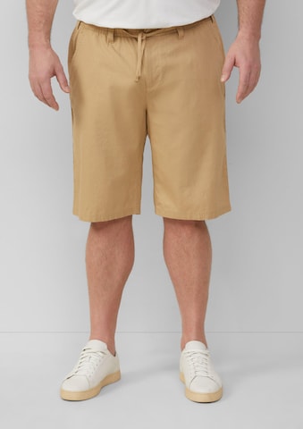 s.Oliver Loose fit Trousers 'Detroit' in Beige