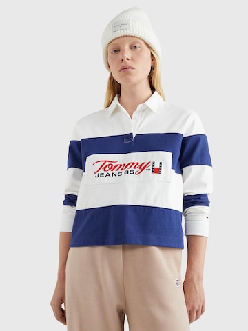 Tommy Jeans Poloshirt in Weiß: predná strana