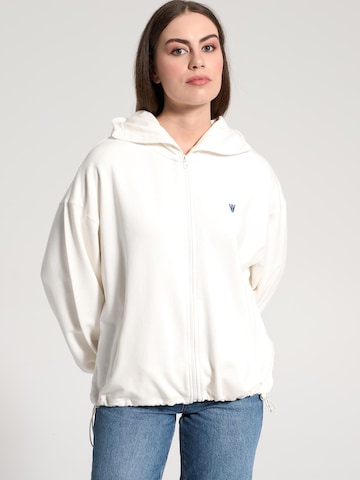 NOWIHT Sweatjacke 'Sabine'‌ in Weiß