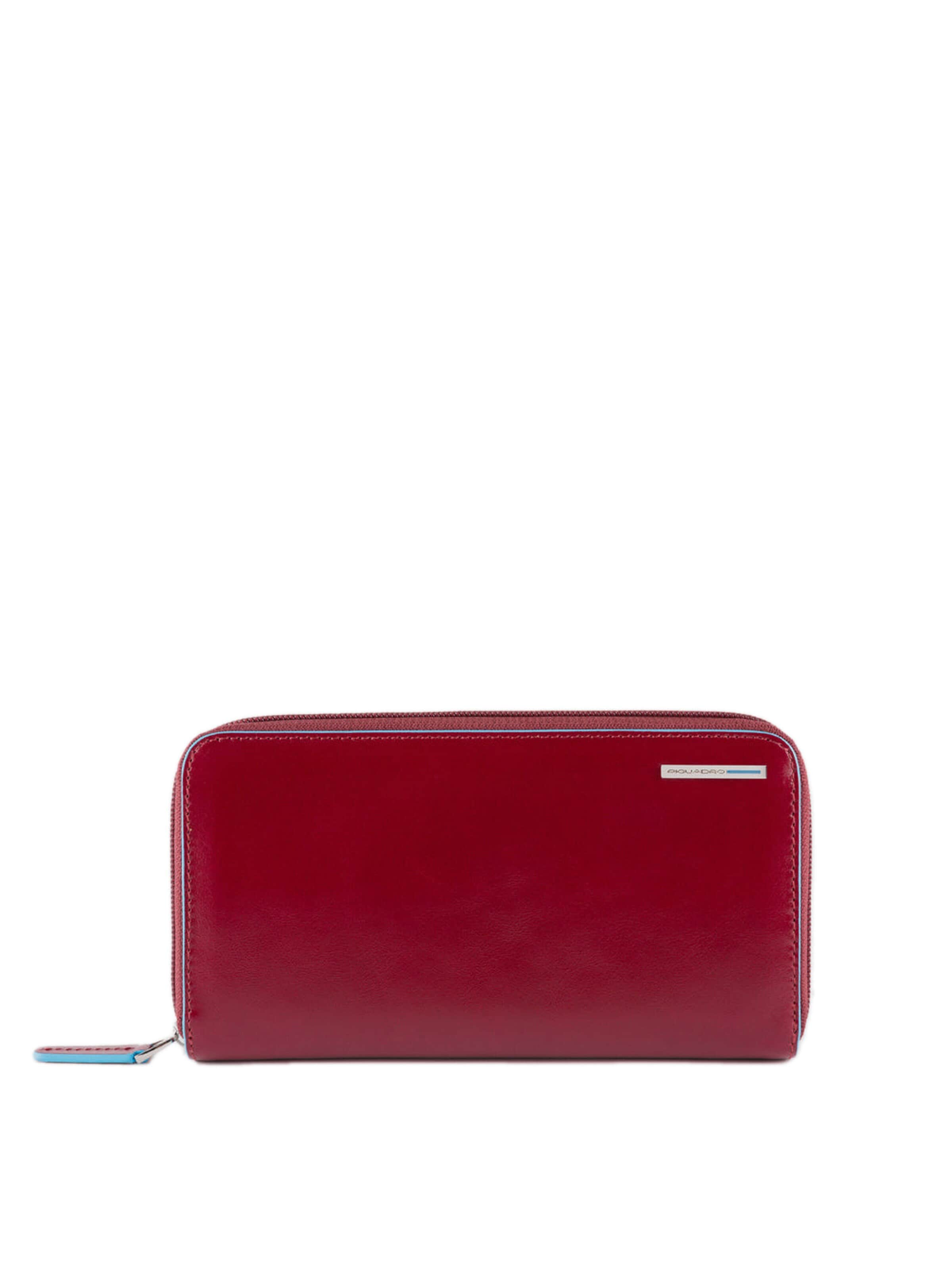 Piquadro Portemonnee in Rood: voorkant