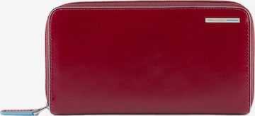 Piquadro Portemonnee in Rood: voorkant