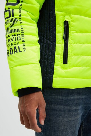 CAMP DAVID Winter Jacket in Yellow: front