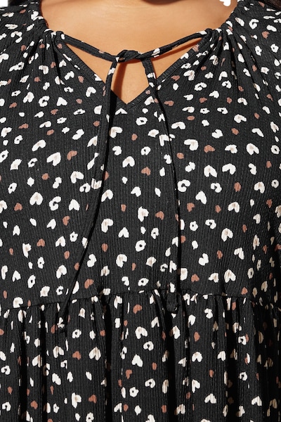 Stil Diva Kleid in mokka / schwarz / offwhite, Produktansicht