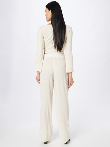 Wide Leg Pantalon NLY by Nelly en blanc