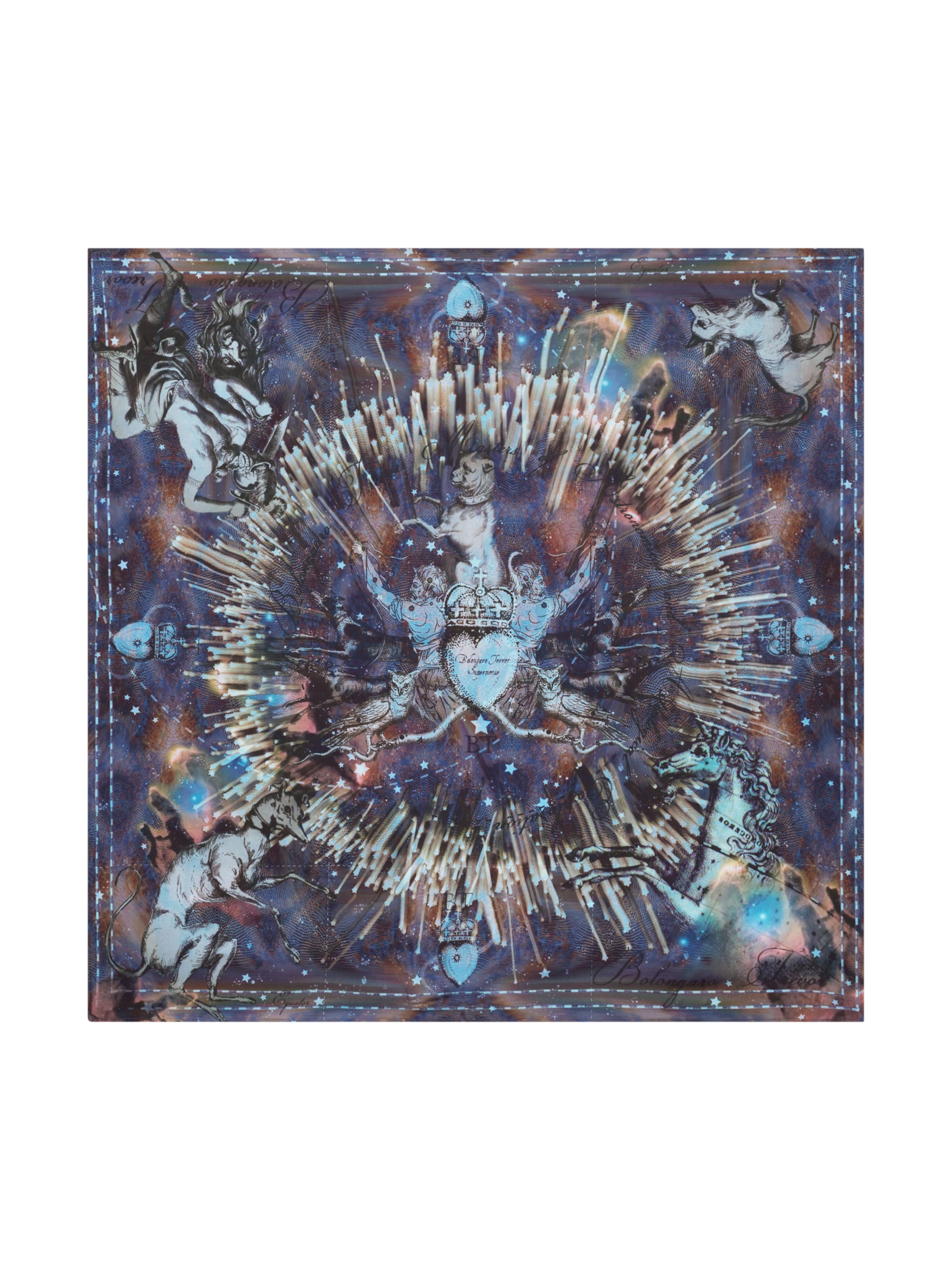 Bolongaro Trevor Schal 'Celsital' in Blau: Vorderseite