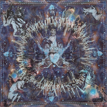 Bolongaro Trevor Schal 'Celsital' in Blau: Vorderseite