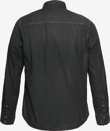Le Temps Des Cerises Regular fit Button Up Shirt 'JUANITO' in Black