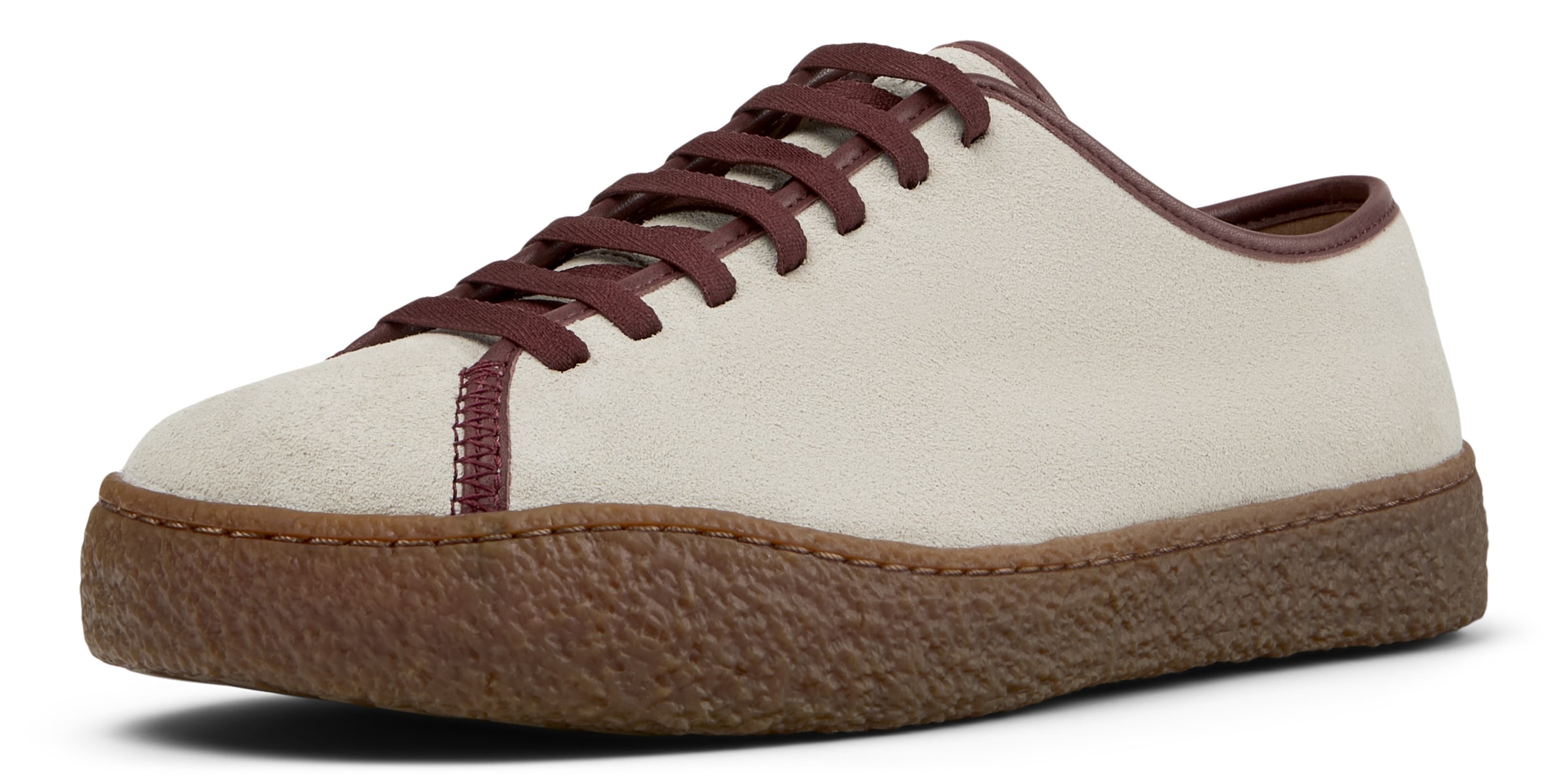 Baskets basses ' Peu Terreno ' CAMPER en beige : devant
