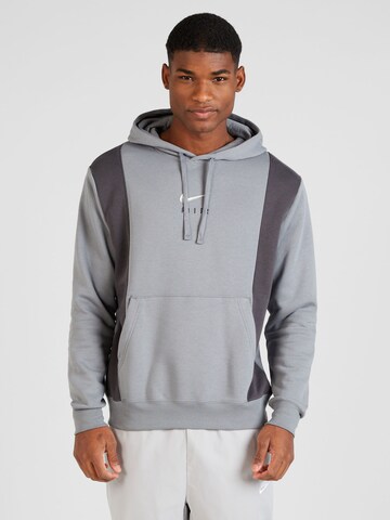 Nike Sportswear Sweatshirt in Grijs: voorkant