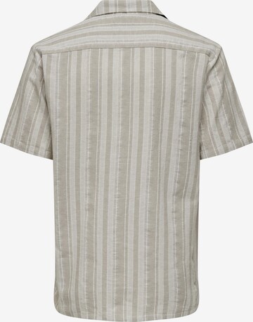 Regular fit Camicia 'Eye' di Only & Sons in grigio