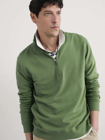 Seasalt Cornwall Sweatshirt 'Wood Moss' in Groen