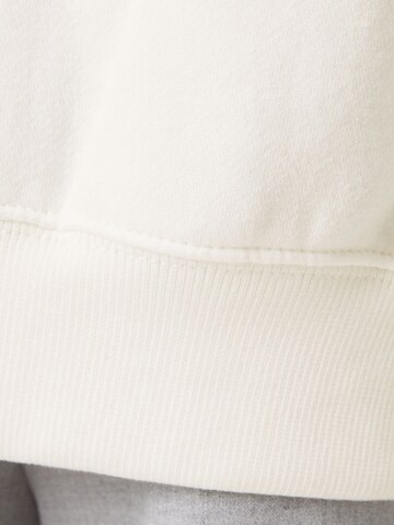 Sweat-shirt Bershka en blanc