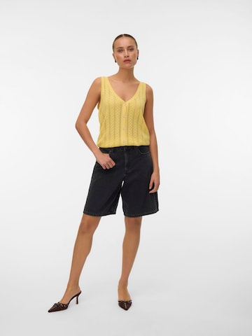 VERO MODA Stricktop 'VMLux' in Gelb