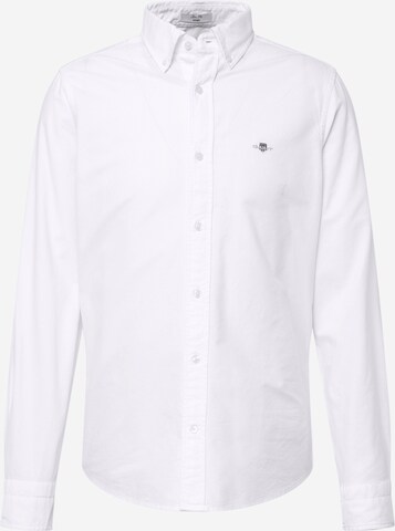 Chemise business GANT en blanc : devant