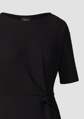 s.Oliver BLACK LABEL Kokerjurk in Zwart