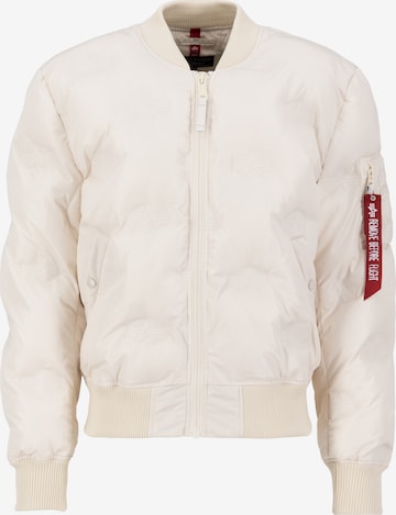 ALPHA INDUSTRIES - Chaqueta de entretiempo en blanco: frente