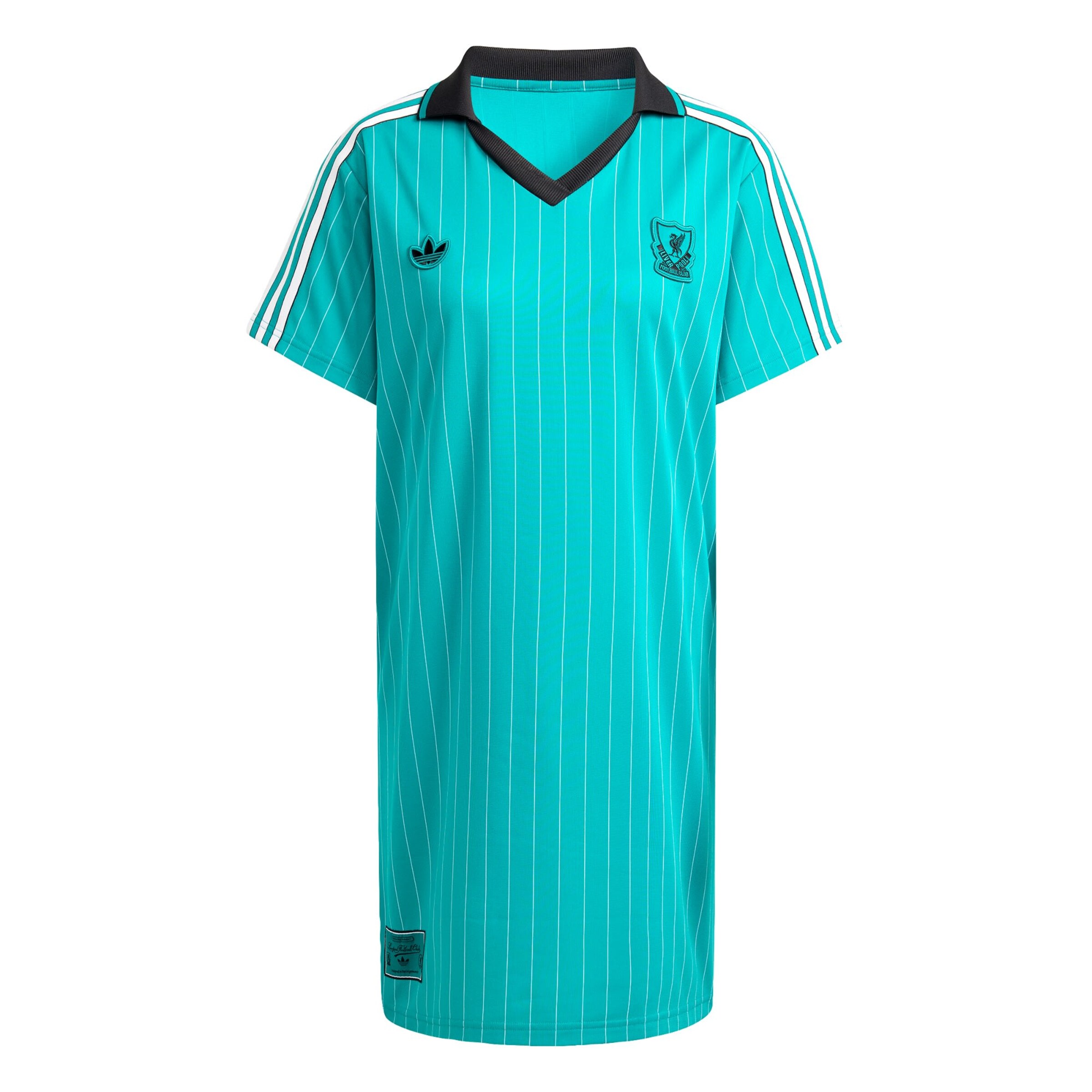 ADIDAS ORIGINALS Dress 'FC Liverpool Terrace Icons' in Turquoise / Black / White, Item view