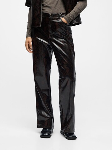 OBJECT Regular Broek in Bruin: voorkant