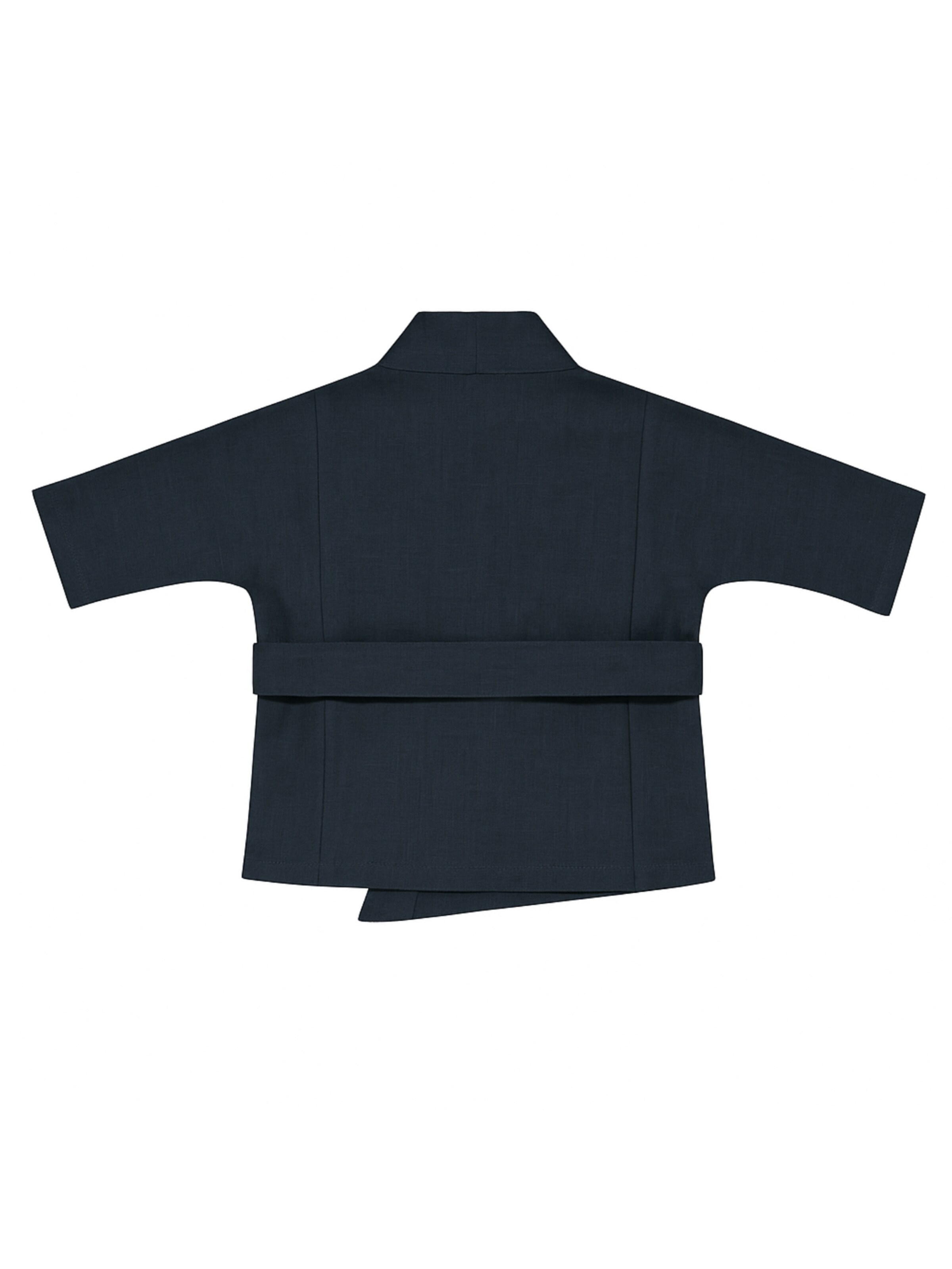 ZUBEK Shirts ''Kimono Ramie'' i grå