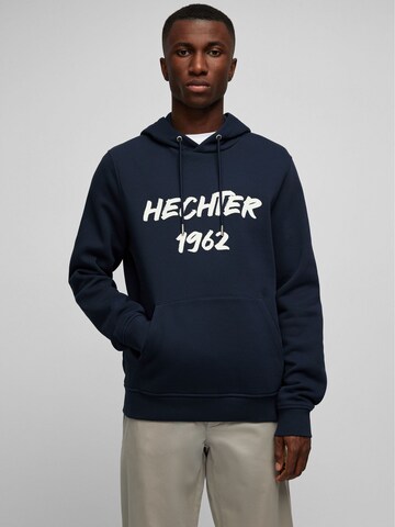 HECHTER PARIS Sweatshirt in Blauw: voorkant