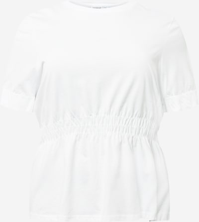 Noisy May Curve T-shirt 'PALMER' en blanc, Vue avec produit