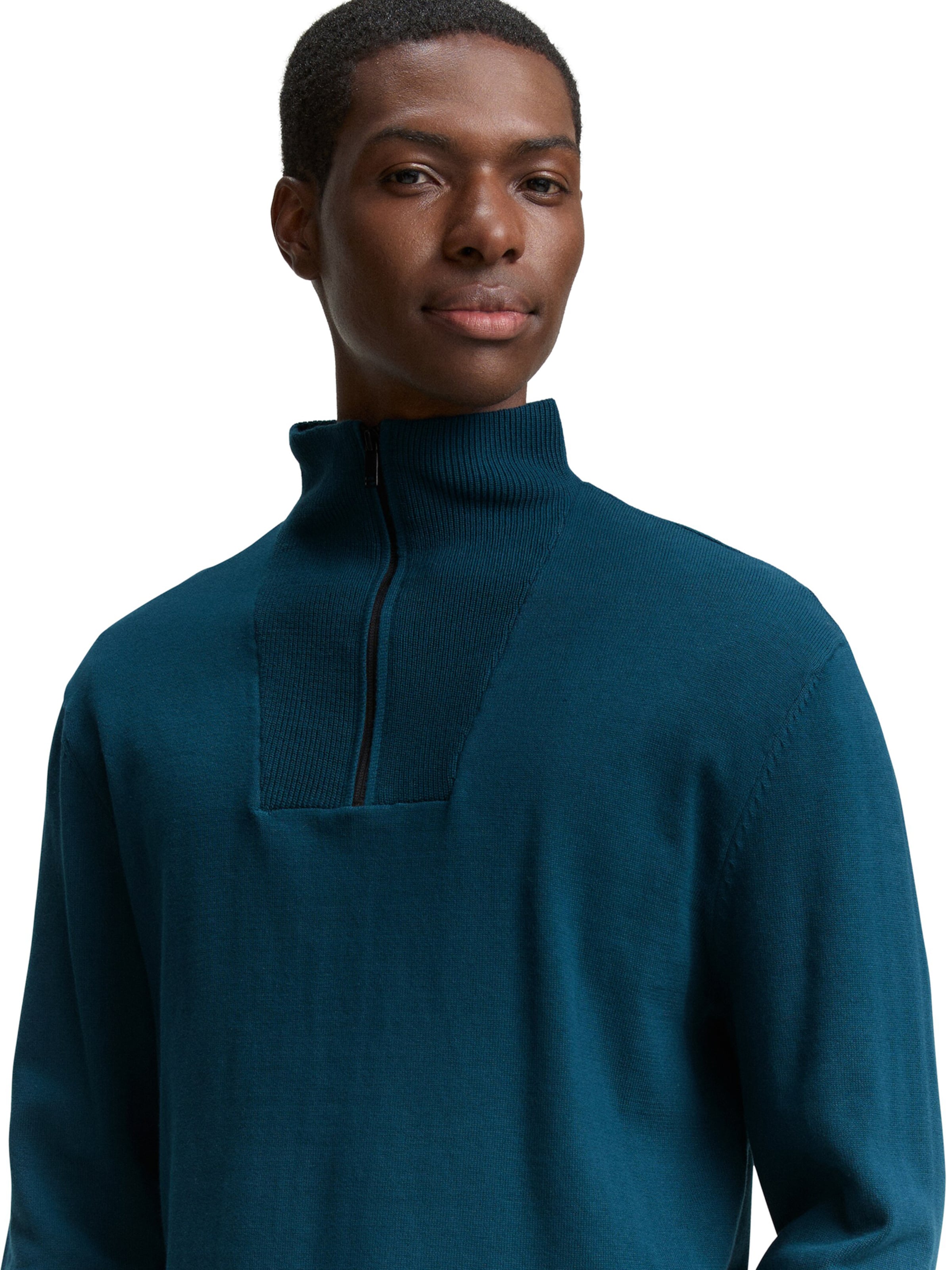 TOM TAILOR DENIM Sweater in Green