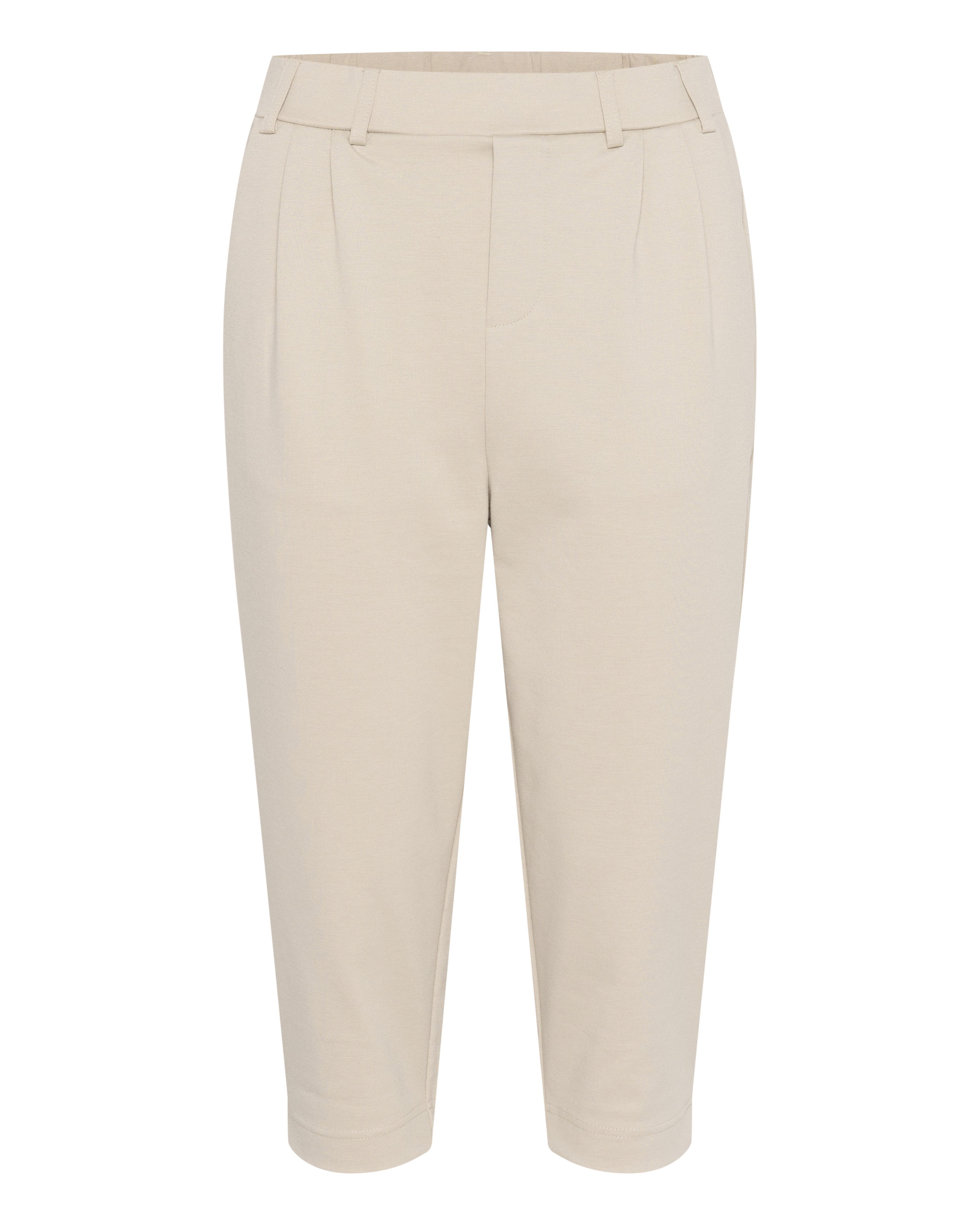 Kaffe - Slimfit Calças com pregas 'KAjenny' em cinzento: frente