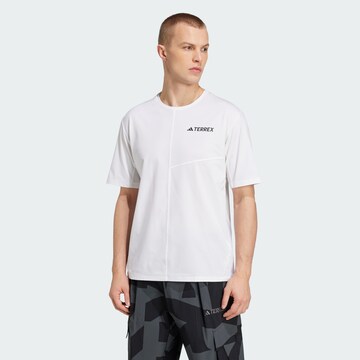 T-Shirt fonctionnel 'Multi' ADIDAS TERREX en blanc : devant