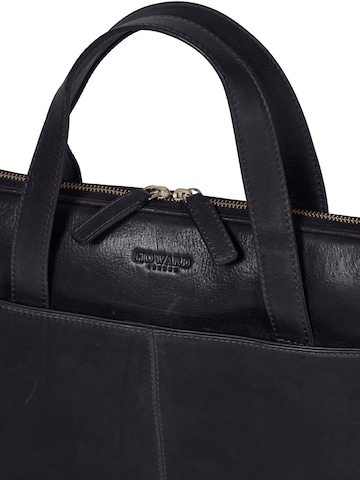 Howard London - Bolsa para portátil 'Laptop Bag Oscar Black' en negro