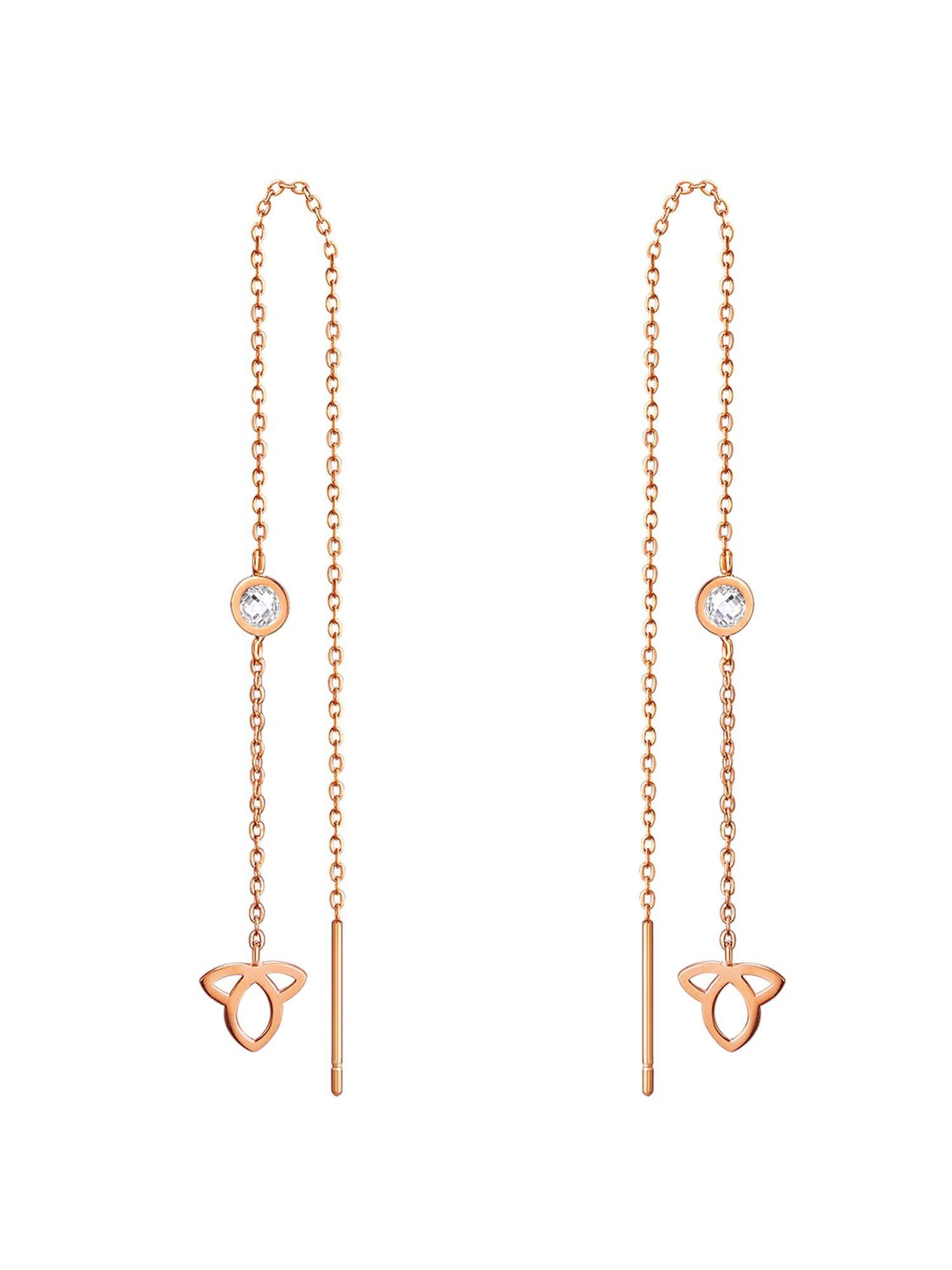 Eastside Oorbellen in Goud: voorkant