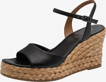 Tamaris Sandal in Black: front