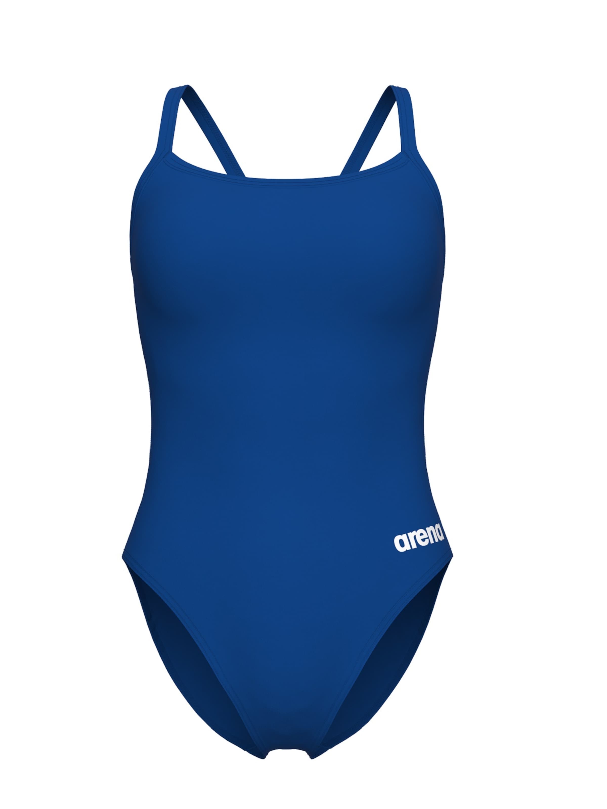 ARENA Korzetová Plavky 'TEAM CHALLENGE SOLID' – modrá: přední strana